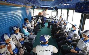 راه اندازی نخستین اتوبوس آموزش ترافیک در قم