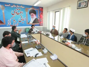 برگزاری جلسه توجیه برنامه های بسیج نمایندگی ولی فقیه در سپاه ناحیه سمنان+عکس