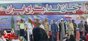 حماسه اقتدار در خرمشهر، رژه باشکوه جان&zwnj;فدایان ایران امام رضایی