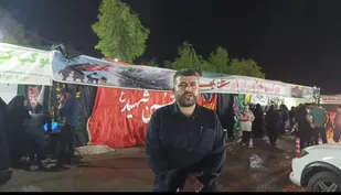 حضور وبازدید فرمانده سپاه ناحیه مقاومت بسیج ایذه و بازدید از مواکب ورودی شهرستان