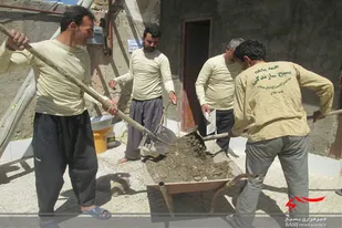 بازسازی منازل سیل&zwnj;زدگان روستای حسن کوسچ ملایر