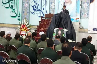 برگزاری چهلمین روز شهادت شهید علی نظری در ملایر