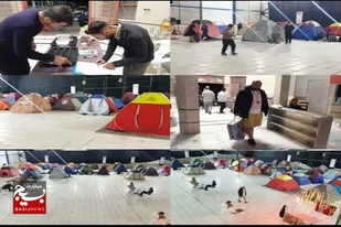 حسینیه حاج قاسم سلیمانی مجموعه شهدای گمنام شهر لار مأمن و سرپناهی امن برای مسافرین نوروزی/ در سه شب بارانی لارستان قریب به ۱۰۰۰ نفر از مسافری، اسکان داده شدند