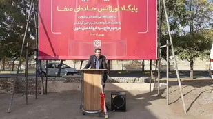 کلنگ زنی پایگاه خیّرساز اورژانس جاده ای صفا در محور قزوین رشت