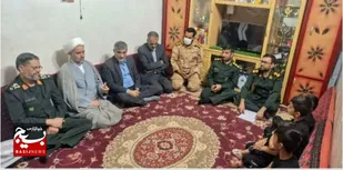 تجدید احترام به خانواده شهید کریم&zwnj;کشته در زاهدان