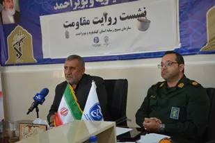 نشست "روایت مقاومت" با حضور سردار عِوض شهابی فر/  تجلیل اصحاب رسانه از همسنگر سردار دلها (+ تصاویر)