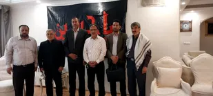 دیدار اعضای سازمان بسیج مهندسین عمران ومعماری با خانواده شهید دکتر سید فریدالدین معصومی