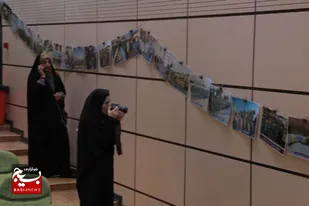 نمایشگاه عکس خبری از اقدامات بسیجیان جهادی و پاسداران سپاه حضرت ولی عصر (عج) خوزستان در سالی که گذشت