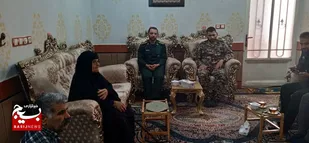 دیدار و تجلیل خانواده شهدا در گتوند