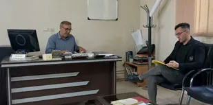 دیدار مسئول کانون بسیج کشاورزی با مدیر جهاد کشاورزی پیشوا