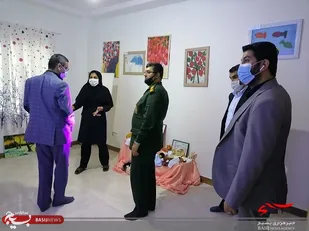 بازدید فرمانده سپاه چالوس از مرکز آموزش کودکان اوتیسم