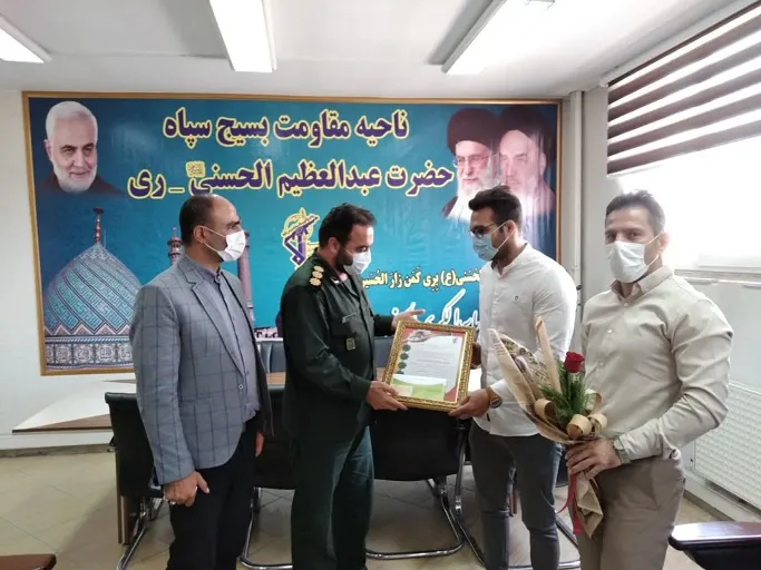 قدردانی سرهنگ قنبری از قهرمان پارالمپیک