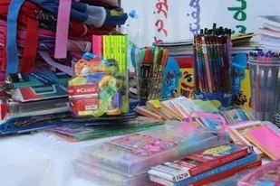 اختصاص فروش یک روز عطاویچ به تهیه لوازم التحریر برای دانش آموزان نیازمند البرزی