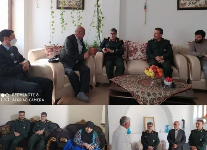 دیدار و سرکشی فرمانده سپاه امیرالمؤمنین (ع) با جمعی از خانواده های پیشکسوتان وابسته