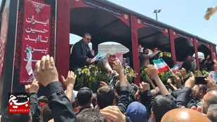 ورود کاروان شهدا به میعادگاه عاشقان در مشهد مقدس