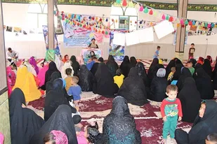 جشن میلاد کریمه و همایش عفاف و حجاب در  منطقه عشایری مشایخ