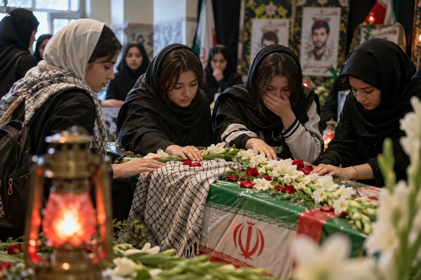 دخترانی که روزی با بسیج فاصله داشتند، خادمان شهید گمنام شدند