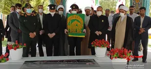 استقبال باشکوه از خادمان حرم رضوی در سپاه فتح کهگیلویه و بویراحمد