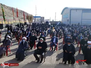 مراسم نخستین سالروز شهادت سردار سلیمانی در پلدختر+تصاویر