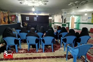 پایگاه خواهران سرخه سیاه پوش شد