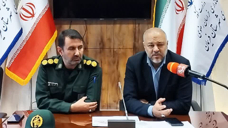 نشست خبری اصحاب رسانه شهرستان فریمان با رئیس و دبیر ستاد بزرگداشت هفته دفاع مقدس برگزار شد