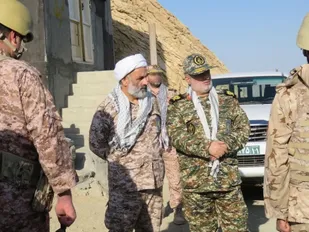 بازدید فرمانده سپاه قدس گیلان از رزمندگان گیلانی در شمالغرب