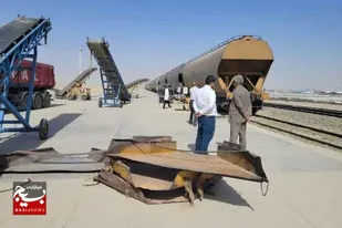 ورود ۱۰ هزار تن گندم به سیستان و بلوچستان از طریق خطوط ریلی