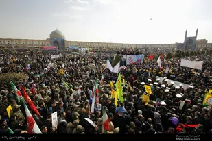 حضور مردم اصفهان در راهپیمایی ۲۲بهمن ۱۳۹۵
