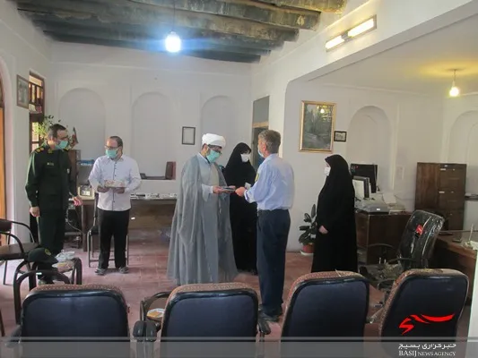 دیدار مسئول نمایندگی ولی فقیه ناحیه خوانساربا اداره میراث فرهنگی شهرستان