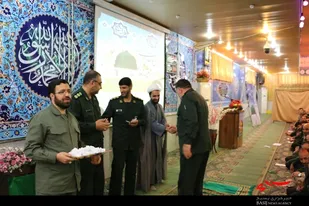 مراسم جشن میلاد و تجلیل ازنفرات برترمسابقه کتابخوانی سپاه برگزارشد