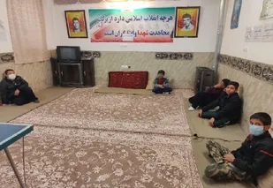 برگزاری جلسه حلقه نوجوانان پایگاه مقاومت بسیج مقداد کهرت