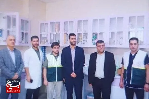 وضعیت دارویی بیمارستان صحرایی جهادی شهدای سلامت بخش قادرآباد پایش شد