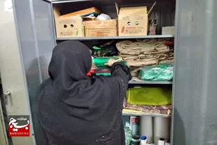 جهادگران پرشور در صحنه نقش آفرینی می کنند