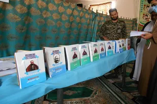 برپایی نمایشگاه آثار شهید مطهری در سپاه بجستان