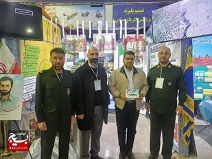 غرفه تربیت بدنی سپاه عاشورا توجه قهرمان المپیک را برانگیخت