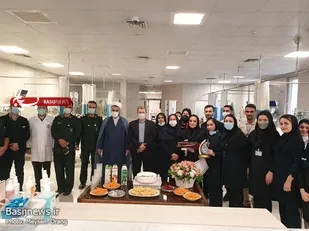 دیدار مسئولین ناحیه حضرت ولی عصر (عج) از بیمارستان های ساسان&zwnj; و فیروزگر