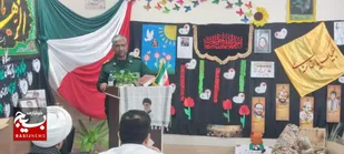 برگزاری نشست جهاد تبیین برای دانش آموزان مدرسه افق شهرستان کنارک