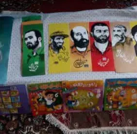 غرفه های فرهنگی کتاب ،عفاف وحجاب در روستای خم پیچ برپا شد