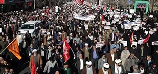 مراسم گرامیداشت حماسه 9دی در همدان برگزار شد