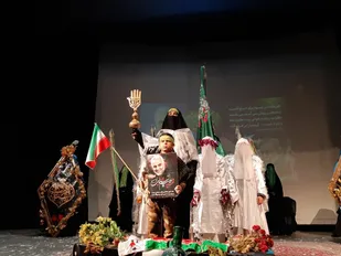اجرای نمایش &laquo;حاج قاسم فرمانده جهانی&raquo; در شاهرود+ تصاویر