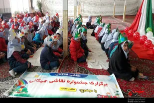برگزاری جشنواره نقاشی به&zwnj;مناسبت هفته بسیج در نهاوند