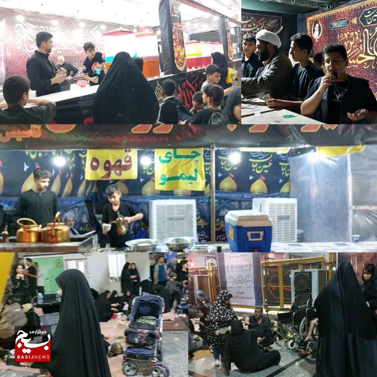 حضور پرانرژی دهه نودی ها در مواکب اربعین حسینی