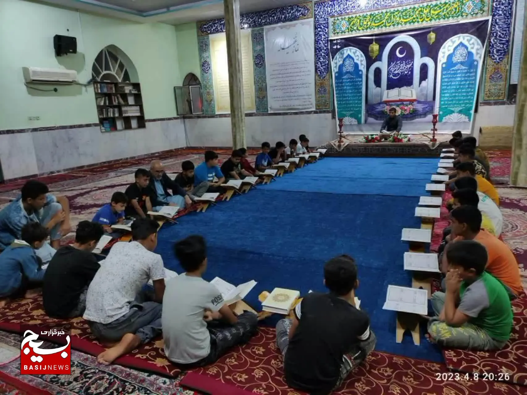 برگزاری محفل قرآنی در مسجد نبی اکرم (ص) شوش