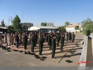 سوگواری کارکنان سپاه بستان آباد در ایام محرم
