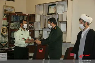 فرمانده سپاه بناب از فرمانده نیروی انتظامی این شهرستان قدردانی کرد