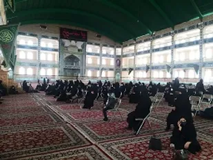 عزای حسینی هفتم محرم در حسینیه شهدا توسط حوزه نرجس خاتون ناحیه مرکزی یزد