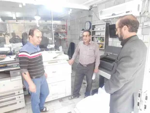 دیدار سرپرست اداره فرهنگ وارشاد اسلامی شهرستان شاهرود با مدیران چاپخانه داران در شاهرود