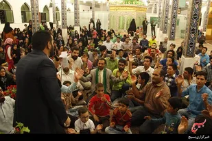 جشن میلاد امام حسن مجتبی(ع) در بقعه امام زادگان باقریه بیرجند