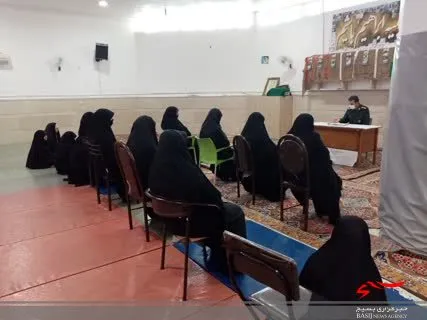 بازدید فرمانده ناحیه امام حسن مجتبی (ع) از پایگاه حکیمه خاتون