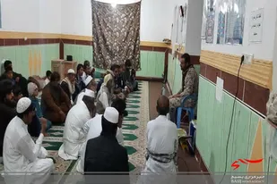 نشست سیاسی در بخش مرزی بم پشت برگزار شد